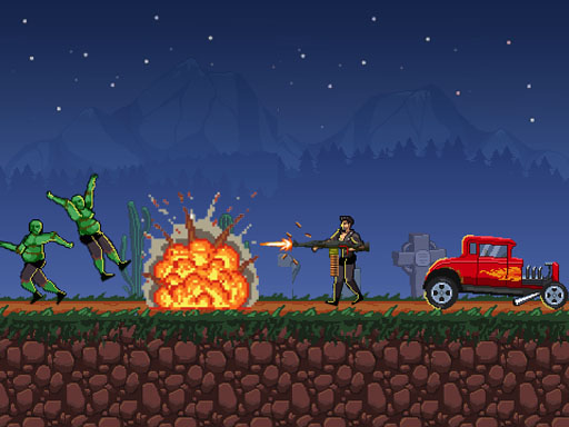 Drive or Die - Zombie Pixel Earn to Epic Racing - free online Browser game
