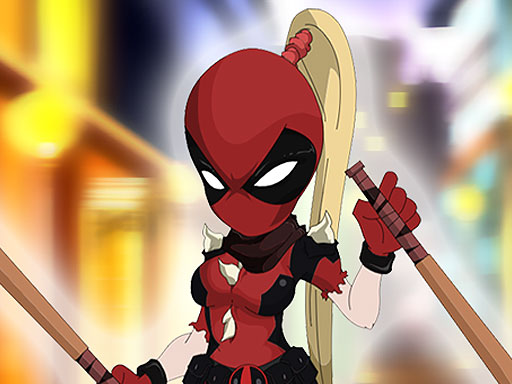 Deadpool Girl Dressup - free online Browser game