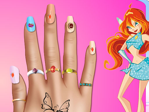 Winx Nail Makeover - free online Browser game
