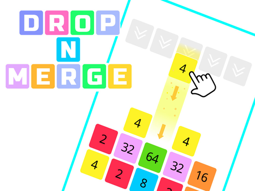 Drop n Merge Blocks - free online Browser game