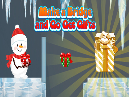 Make a Bridge and Go Get Gifts - free online Browser game