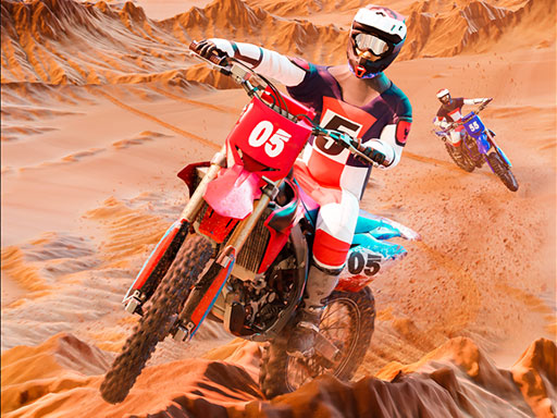 Offroad Moto Bike Racing - free online Browser game