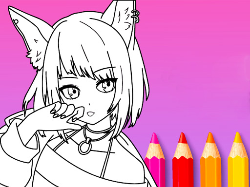 Anime Manga Coloring Book - free online Browser game