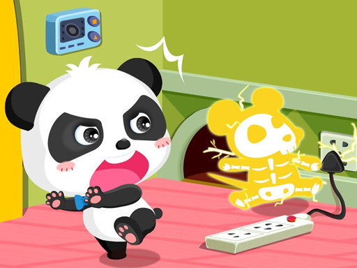 Baby Panda Home Safety - free online Browser game