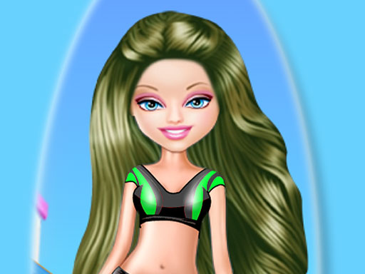 Barbie Motorbiker - free online Browser game