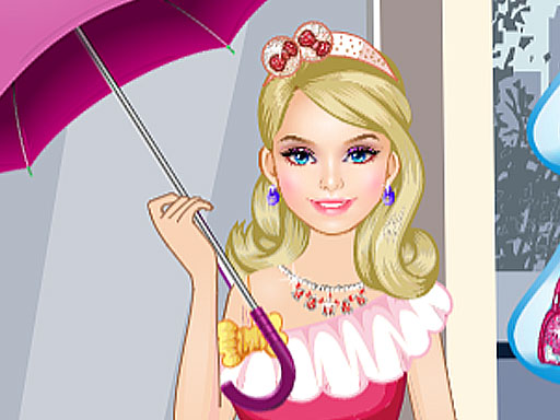 Barbie Rainy Day - free online Browser game