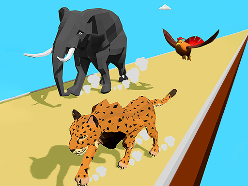 Animal Transform Race 3D - free online Browser game