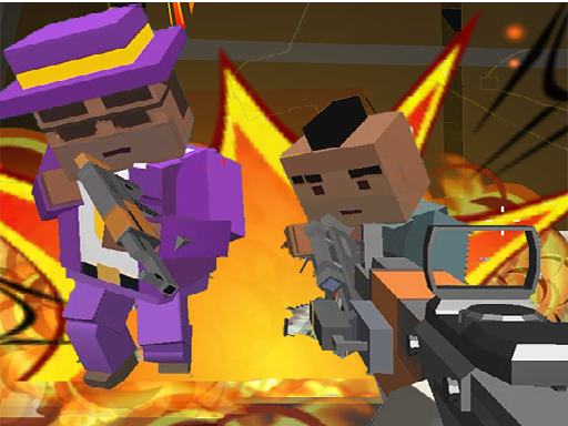Advanced Blocky Gangster Warfare - free online Browser game