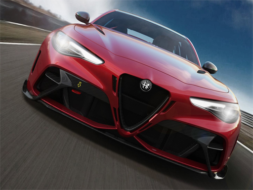 Alfa Romeo Giulia GTA Puzzle - free online Browser game