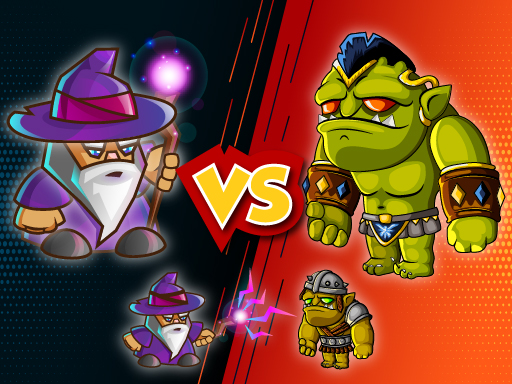 Wizard Vs Orcs - free online Browser game