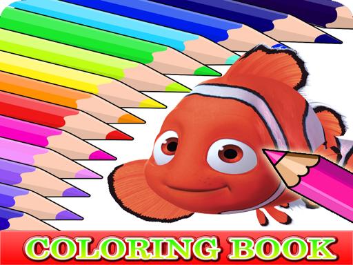 Coloring Book for Finding Nemo - free online Browser game