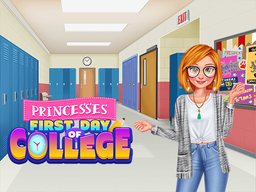 Princesses First Days Of College - free online Browser game