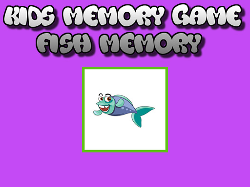 Fish Memory - Kids Learning Games - free online Browser game