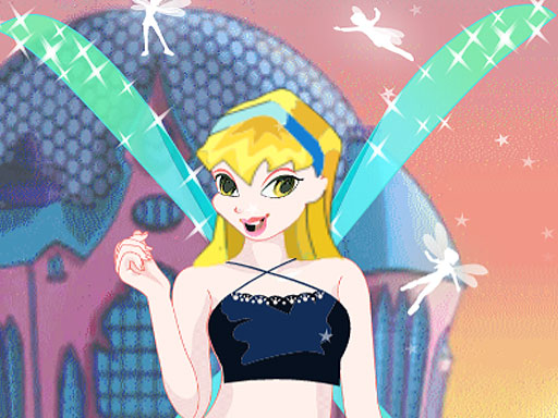 Stella Fairy Girl Dress up - free online Browser game