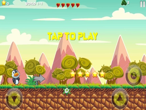 Adventurous Penguin - free online Browser game