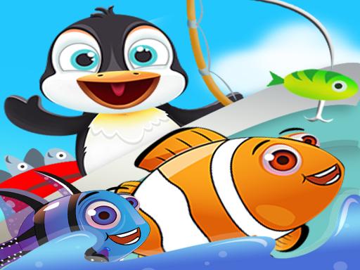 Fish Games For Kids |Trawling Penguin Games online - free online Browser game