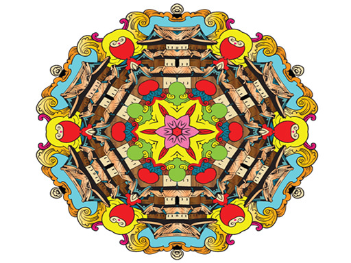 Mandala coloring book for adults and kids - free online Browser game