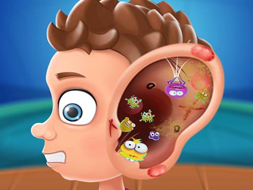 Ear doctor polyclinic - fun and free Hospital game - free online Browser game