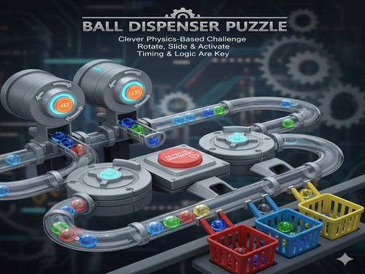 Ball Dispensor Puzzle - free online Browser game