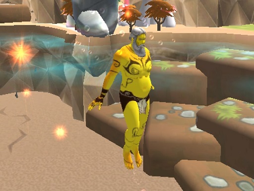 Aqua Man Sea Fight - free online Browser game