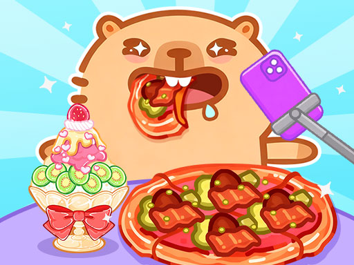 Capybara Mukbang ASMR - free online Browser game