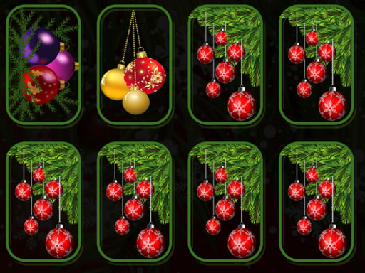 Christmas Ornaments Memory - free online Browser game