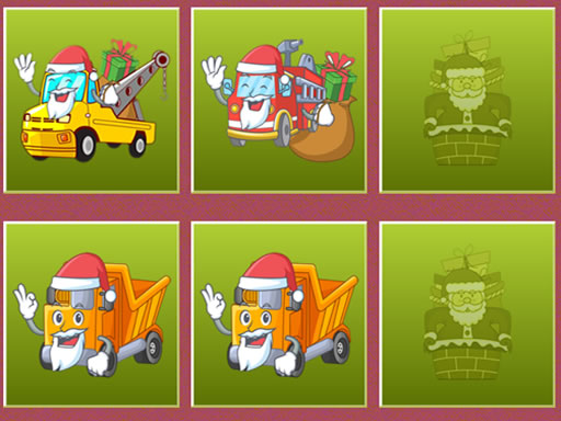 Christmas Trucks Memory - free online Browser game