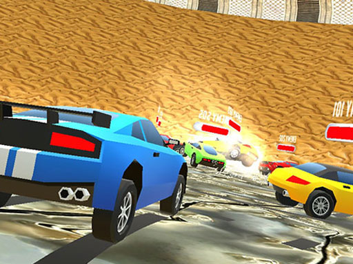 Low Poly Smash Cars - free online Browser game