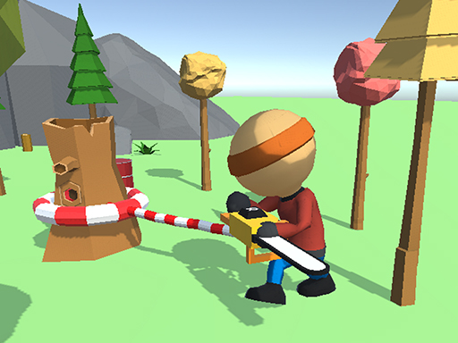 Wood Man Cutter - free online Browser game