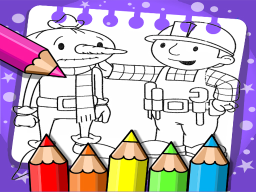 Bob The Builder Coloring Book - free online Browser game