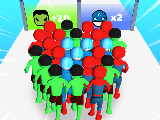 Count Masters Superhero - free online Browser game