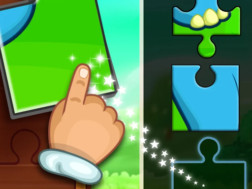 Educational jigsaw puzzle Fun - free online Browser game