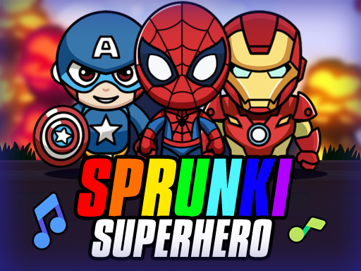 Sprunki SuperHero - free online Browser game
