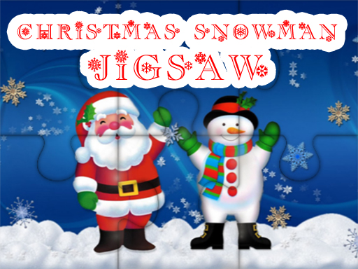 Christmas Snowman Jigsaw Puzzle - free online Browser game