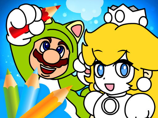 Cheerful Plumber Coloring - free online Browser game