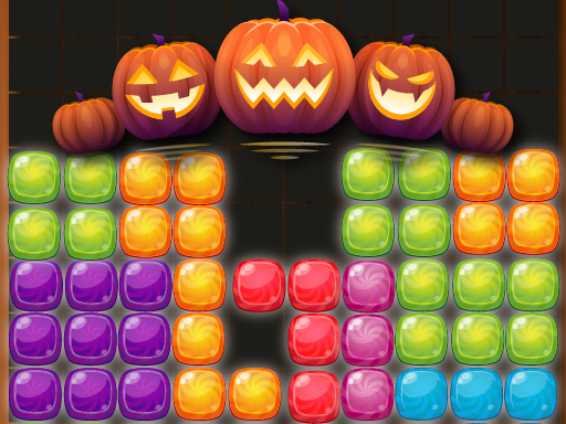 Candy Puzzle Blocks Halloween - free online Browser game
