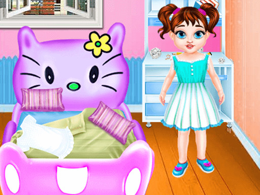 Baby Taylor Gets Organized - free online Browser game