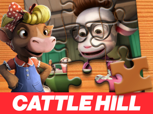 Christmas at Cattle Hill Jigsaw Puzzle - free online Browser game
