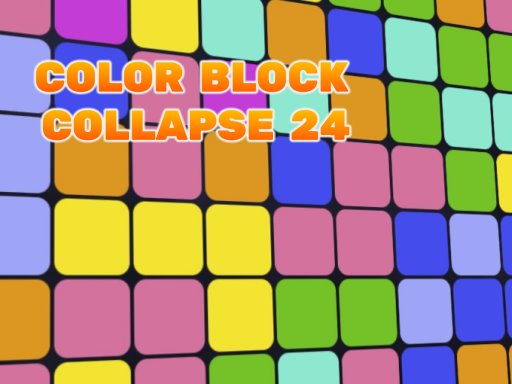 Color Blocks Collapse 24 - free online Browser game