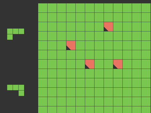 TACTRIS (TETRIS) - free online Browser game