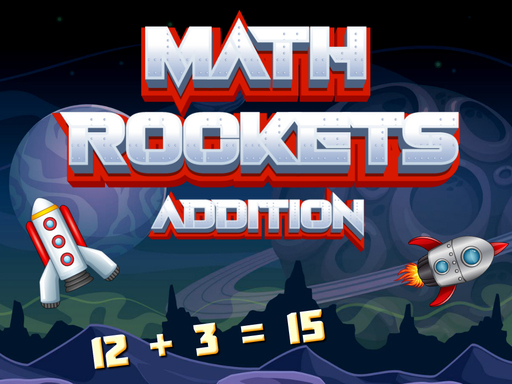 Math Rockets Addition - free online Browser game