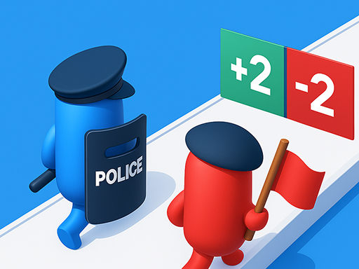 Crazy Revolution Police Runner : Hyper Casual - free online Browser game