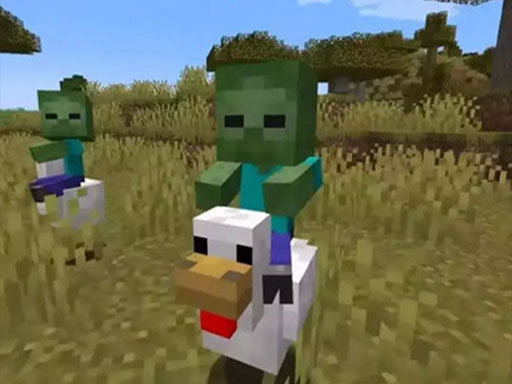 Chicken Jockey hidden lava chicken 2 - free online Browser game