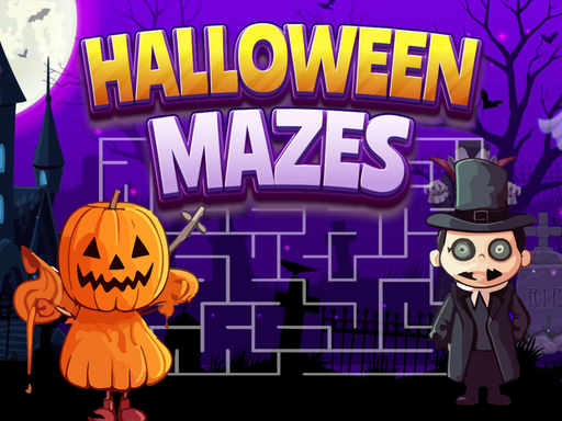 Halloween Mazes - free online Browser game