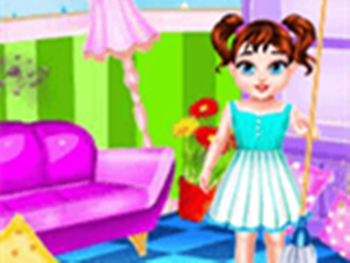 Baby Taylor Messy Home Cleaning - free online Browser game