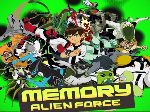 Ben 10 Match 3 Cards Alien Force - free online Browser game