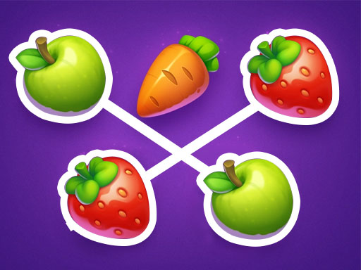 Connect Fruits - free online Browser game