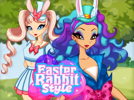 Easter Rabbit Style - free online Browser game