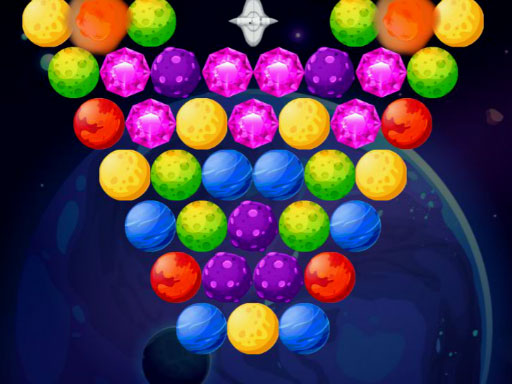 Bubble Shooter Planets - free online Browser game