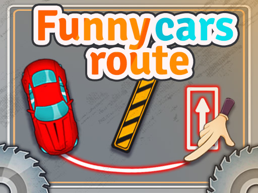 Funny Cars Route - free online Browser game
